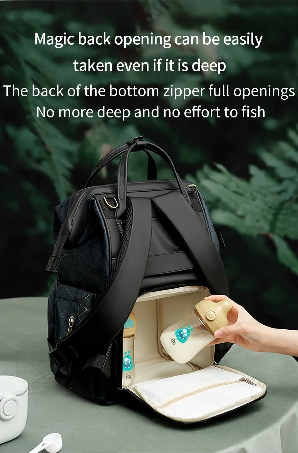 AIBEDILA Mommy Bag Waterproof Large Capacity Fashionable and High Quality Supplies Supplies for Pregnant Women Babies Backpacks