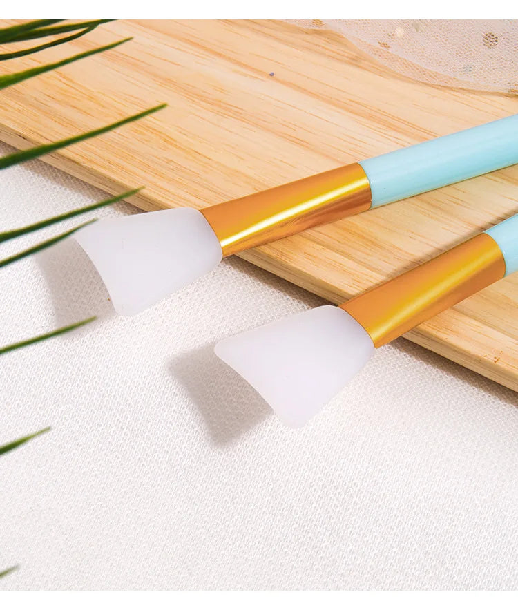 Silicone Facial Mask Brush Face Skin Care Tool Soft-headed DIY Mud Brush for Women DIY Beauty Smear Supplies Tools Skincare