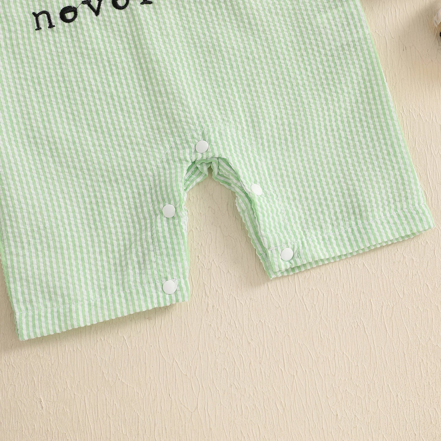 Citgeett Summer Infant Baby Boys Romper Casual Embroidery Striped Sleeveless Jumpsuit Cute Clothes