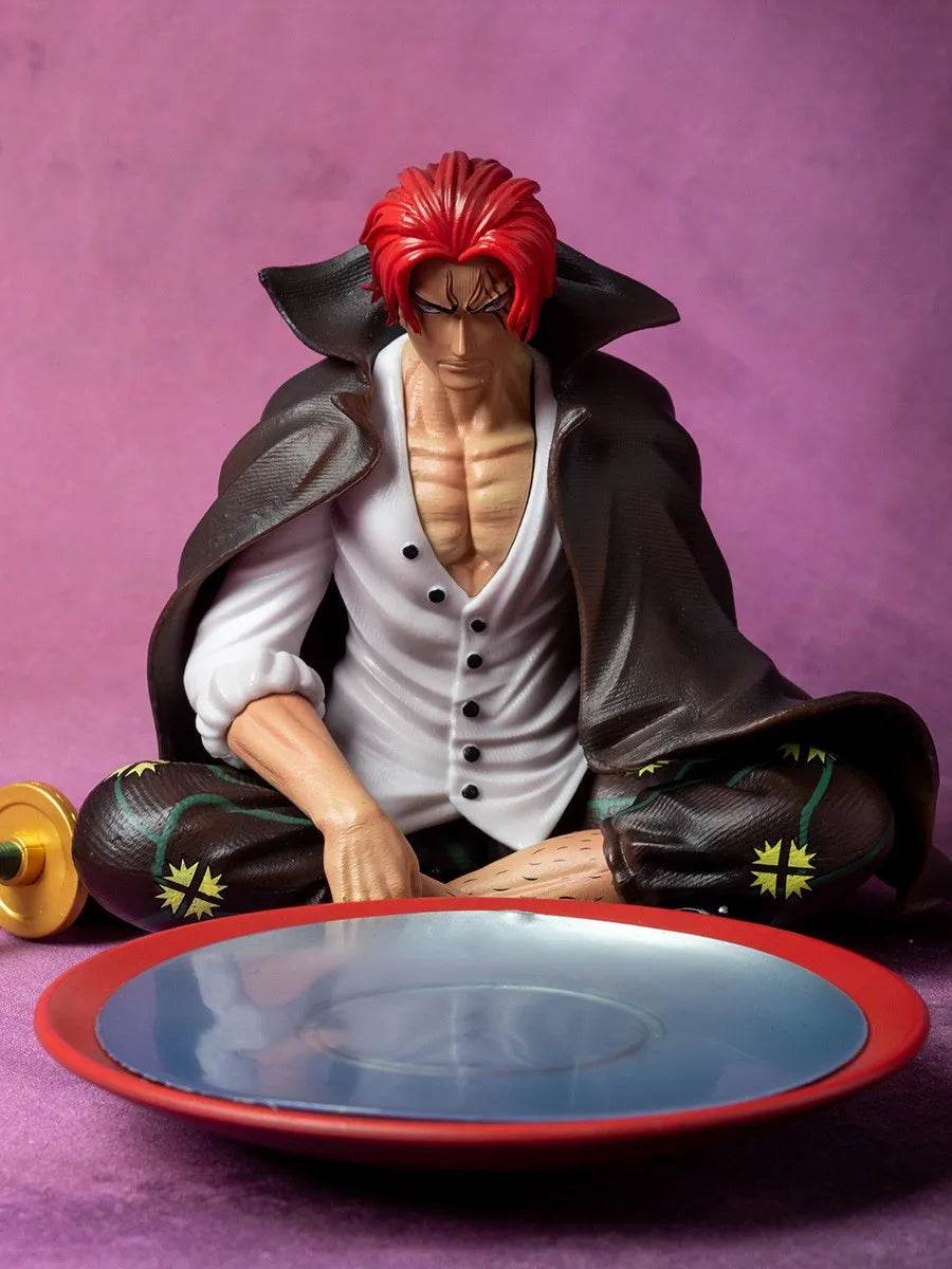 17cm One Piece Shanks Anime Figures Film Red Yonko Red Hair Shanks Action Figure PVC Statue Figurine Model Decoration Doll Toys - AIAZ