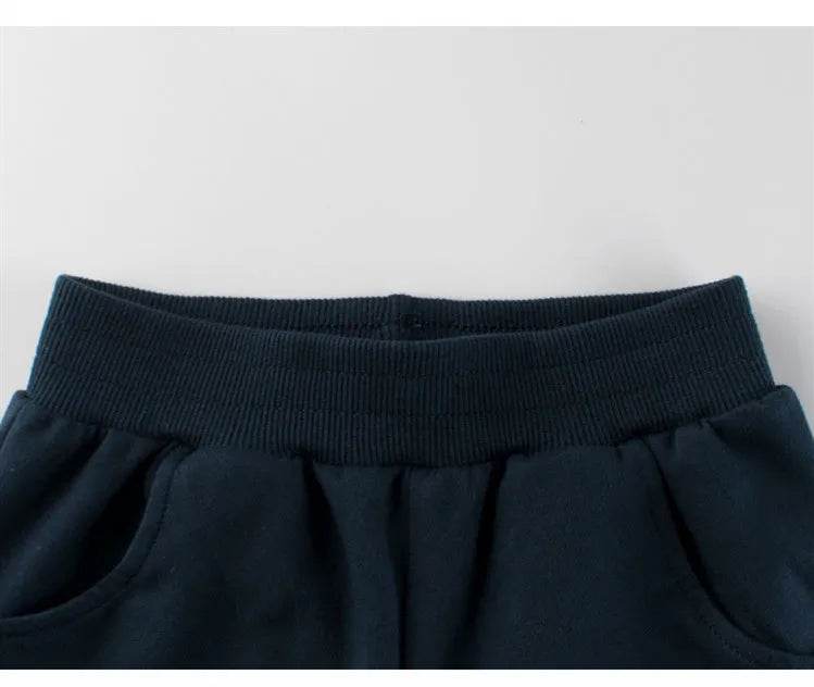 2025 Summer Kids Fashion Letter Print Shorts Pants for Boys 100% Cotton Sport Casual Pants 1-9 Years Children Boys Girls - AIAZ