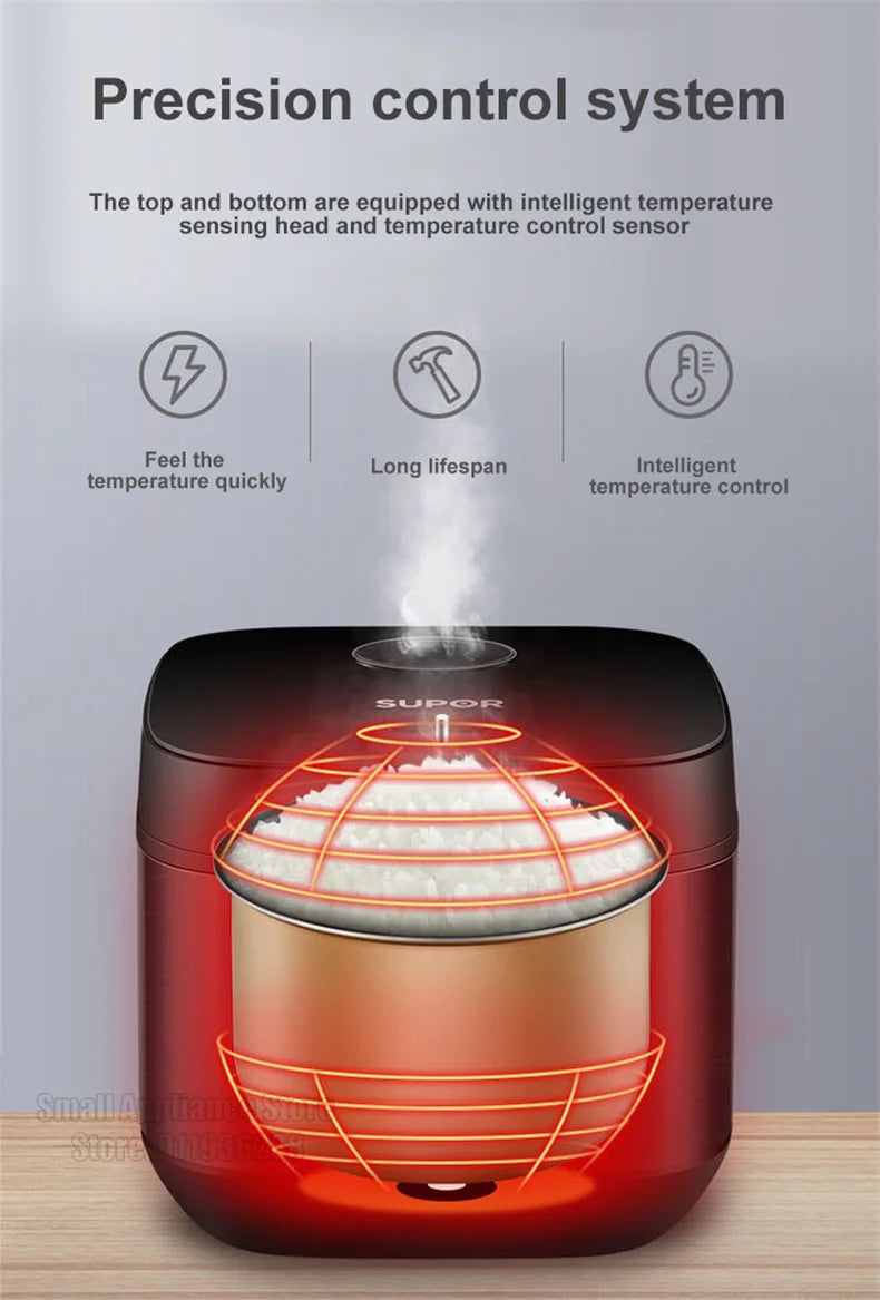 SUPOR 3/4/5L Rice Cooker Multi-Function Electric Cooker 220V Home Kitchen Appliance Multi-Purpose Cooker For Dormitory Office