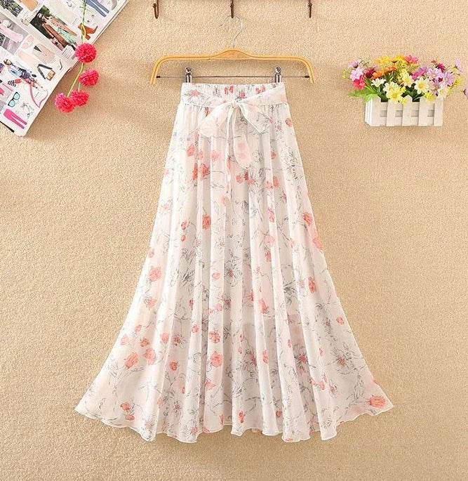 Skirts for Women Summer 2024 A Line High Waist Woman Skirt Casual Trend Modest Vintage Cheap Quality Korean Fashion Style Y2k V - AIAZ