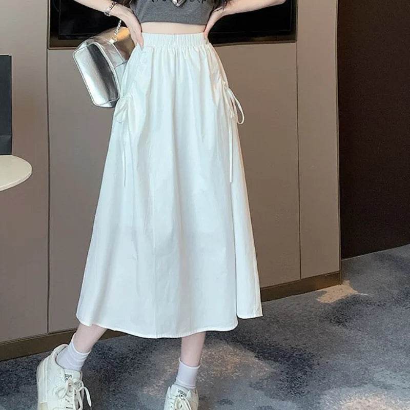 Skirts For Women Chubby Woman Skirt Drawstring Cargo New In Cheap Stylish Chic And Elegant Offer Aesthetic Hot Clothing Sales V - AIAZ