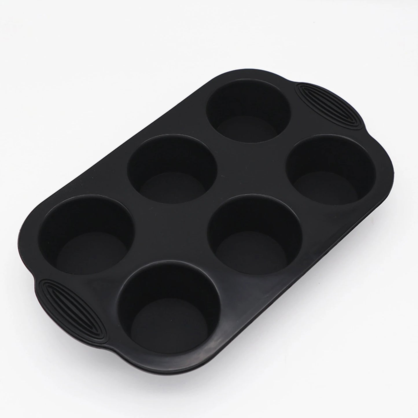 Silicone Cake Mold Pan 6 Cup Baking Tray Non-Stick Muffin Mould Cupcake Baking for Cakes Biscuit DIY Cake Kitchen Accessories
