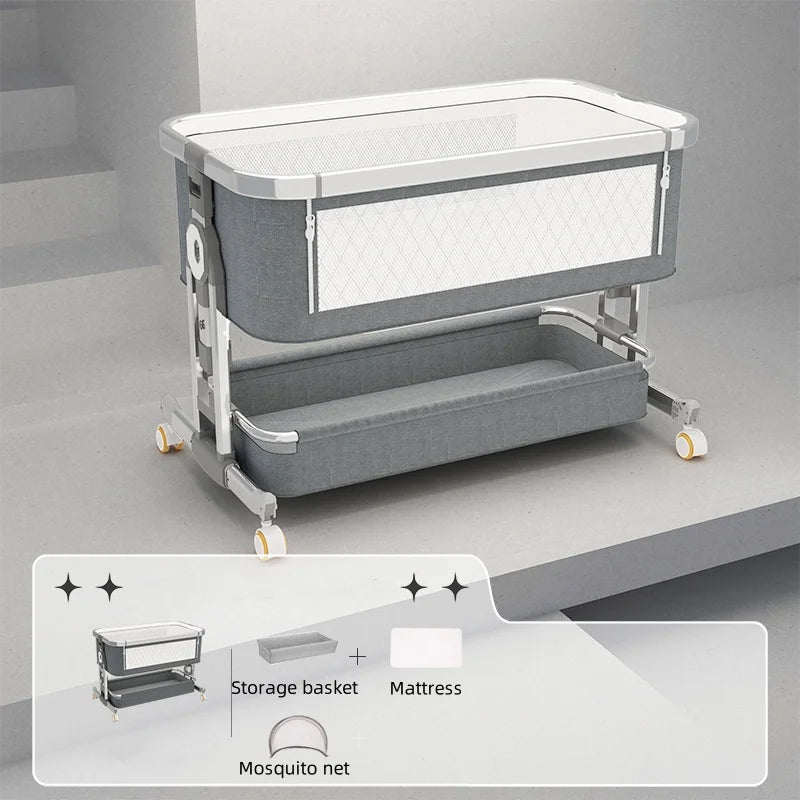 0-2 years old crib Removable portable baby bassinet adjustable height foldable multi-functional new child splice queen bed