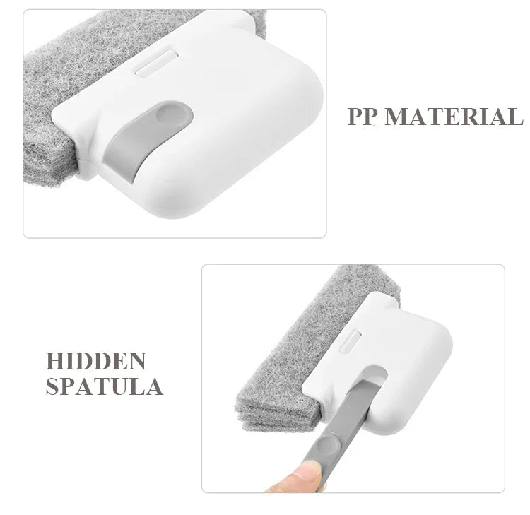 Household cleaning brush groove cleaning tool window track cleaner window groove brush scouring Door track pad gap cleaner