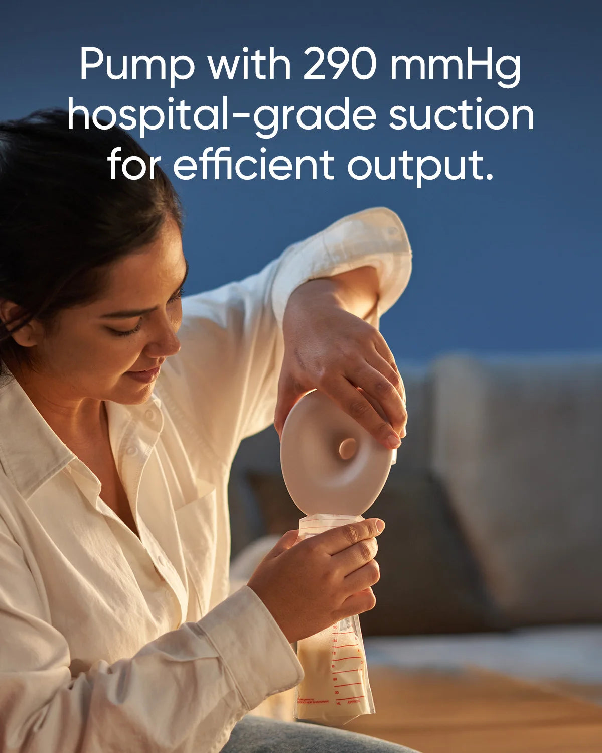 eufy Heated Wearable Breast Pump S1 Hands-Free Breast Pump Industry-Leading HeatFlow™ Tech App-Controlled for in-Bra Use