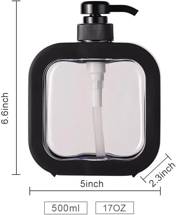1 PC 300ml/500ml Bathroom Soap Dispenser Refillable Lotion Shampoo Shower Gel Holder Portable Travel Dispenser Empty Bath Pump