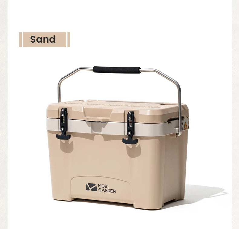 MOBI GARDEN Camping Ice Box 25L Portable Large Capacity Car Refrigerator Food Barbecue Cold Storage Outdoor