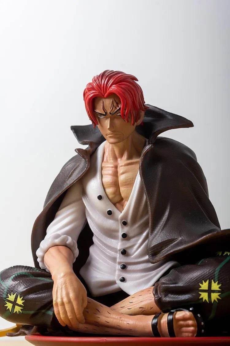 17cm One Piece Shanks Anime Figures Film Red Yonko Red Hair Shanks Action Figure PVC Statue Figurine Model Decoration Doll Toys - AIAZ