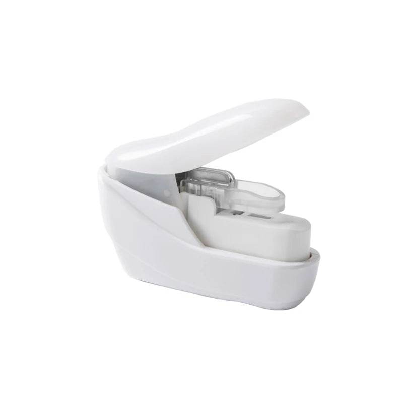 Book Paper Stapling Mini Portable Stapleless Stapler School Office Supplies - AIAZ