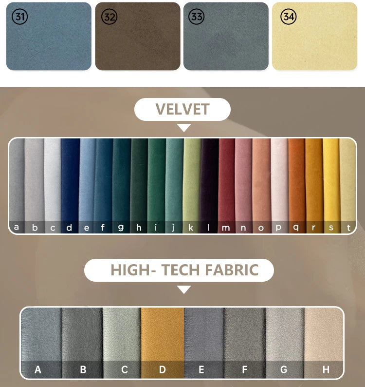 Luxury Sofa Living Room Furniture Curved Dresser Home Lounge Sofa Sets Italian Modern Fabric Velvet Sofa Set Furniture