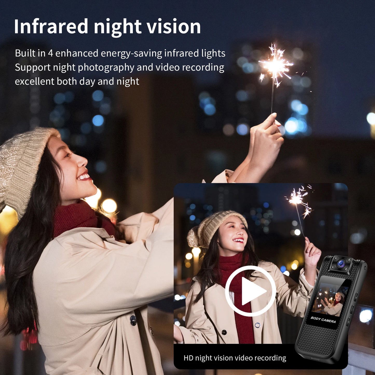 Portable 4K Mini Camera Digital Video Recorder With WiFi Worn Police Small Body Cam Infrared Night Vision Sports DV Camcorders