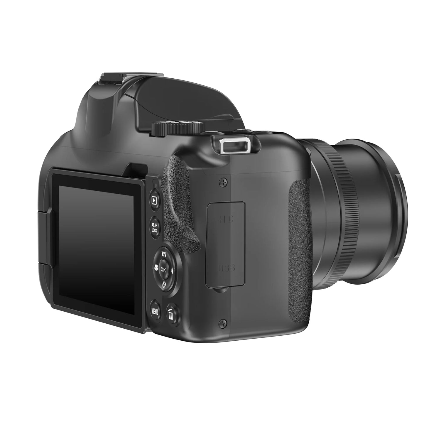 72Mp Hd Digital Camera with Anti-Shake, 10X Optical Zoom, Mirrorless Travel Photography
