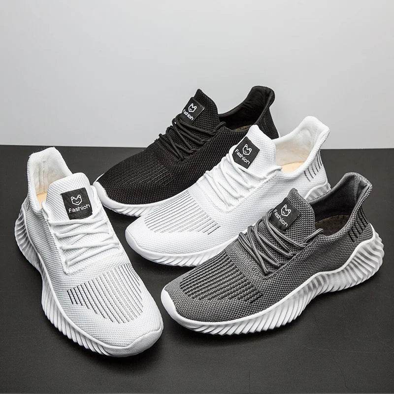 Shoes for Men Designer Men Shoes Breathable Mesh White Men's Tennis Trainers Male Casual Sneakers Zapatos Hombre Tenis Masculino - AIAZ