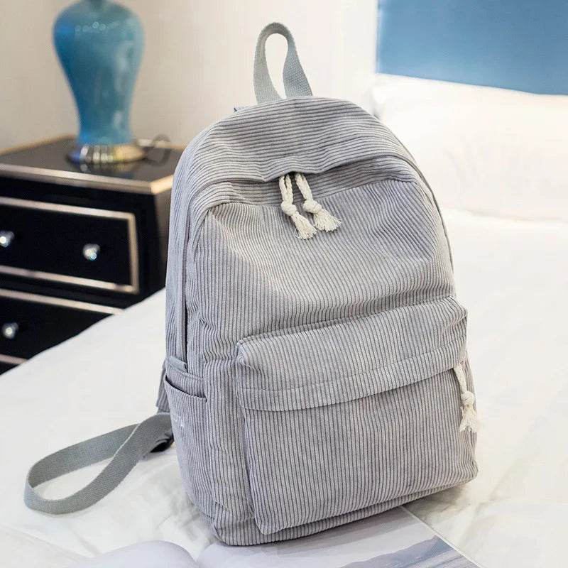 Personalized Kids Backpack, Embroidered Corduroy Backpack,Back to School, Kid name backpack,school bag college,toddler,with name - AIAZ