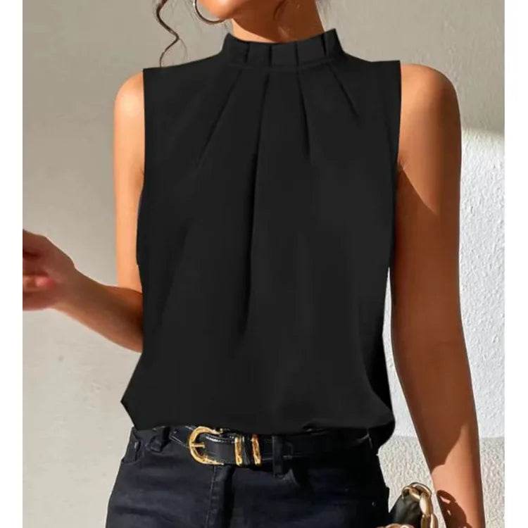 Sexy Off Shoulder Shirt Women Black Office Ladies Tops And Blouses 2024 Summer Casual Short Sleeve Top Femme Woman Shirts Blouse - AIAZ