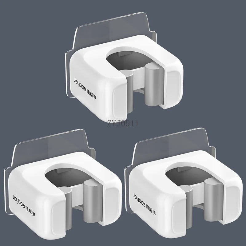 Mop wall hanging clip, no punching hook, bathroom, bathroom wall storage rack