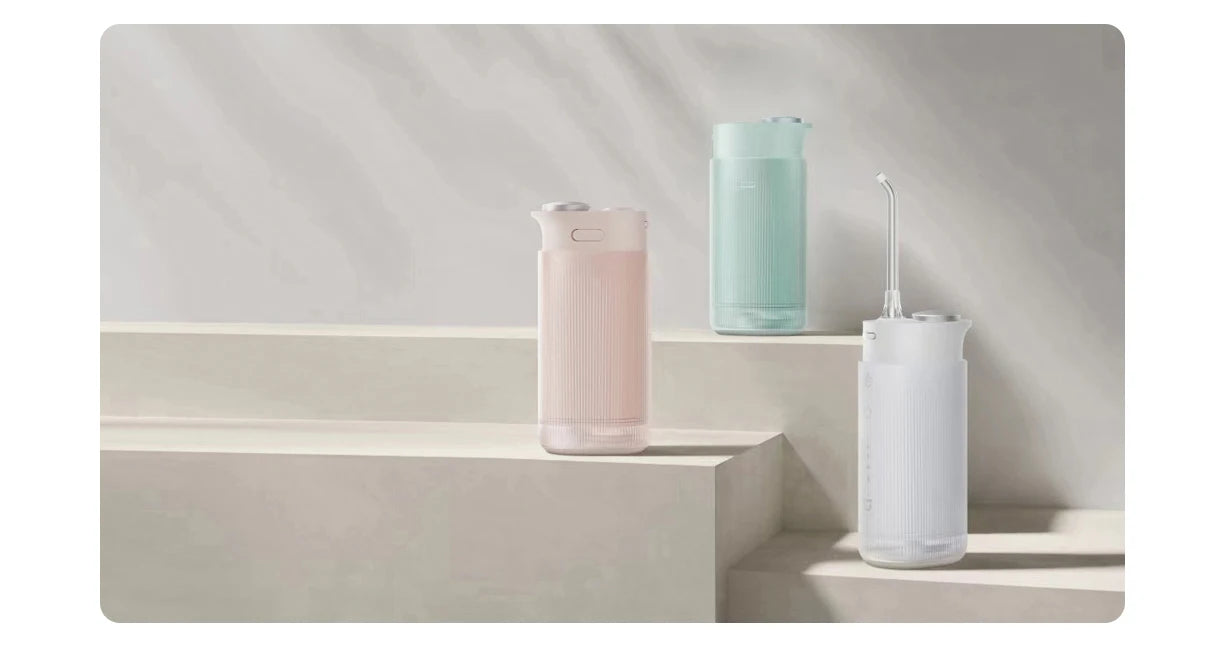 XIAOMI MIJIA Portable Oral Irrigator F400 4 Mode 200mL Water Tank 1700 Time/m Water Spray Retractable Irrigator Flosser Pick Jet