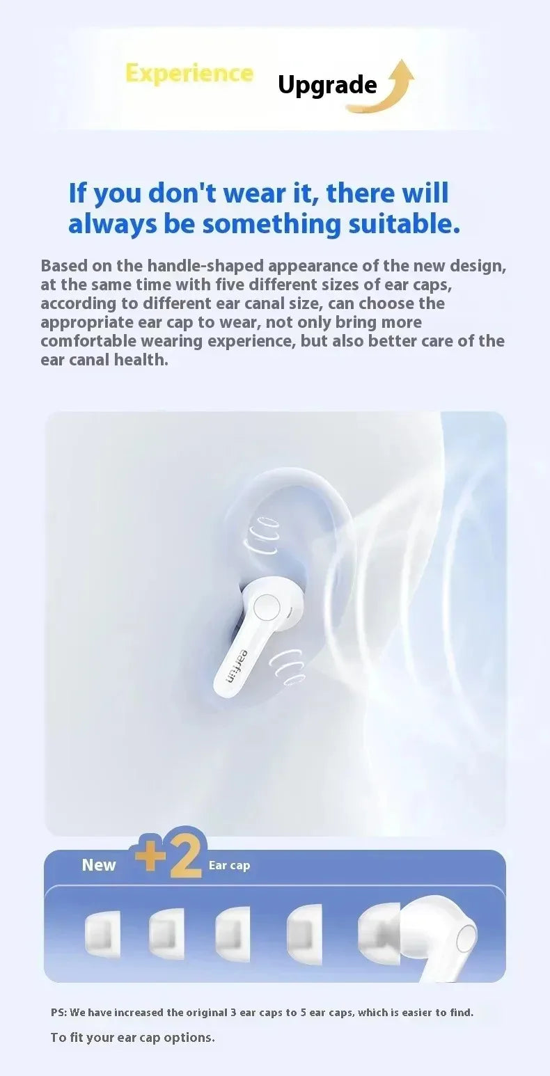 EarFun Air Pro4 Bluetooth Earphone HI-FI Active Noise Reduction IPX5 Waterproof Dynamic Diaphragm Ergonomics Gamer Earbuds