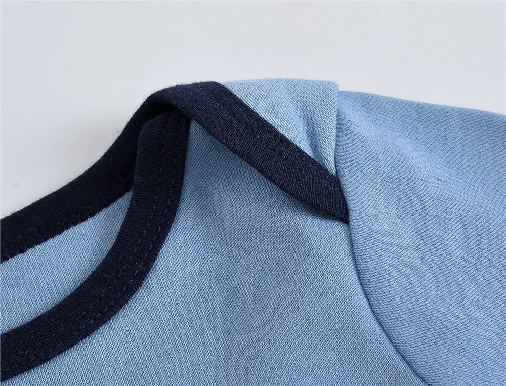 Kavkas Baby Boys Girls Bodysuit 3 PCS Long Sleeve 100% Cotton Baby Clothes 0-12 Months Newborn Body Bebe Jumpsuit Clothing