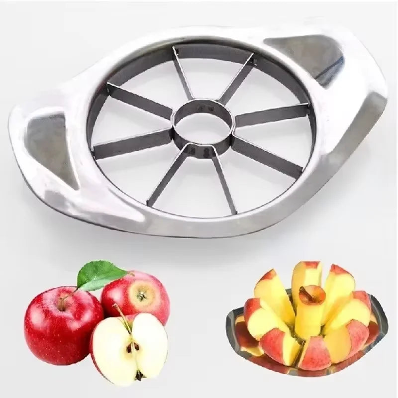 Upgrade Apple Slicer Fruit Cutter Stainless Steel Apple Knife Multifunctional Corer Kitchen Easy To Use Tool Peeler Apple Slicer