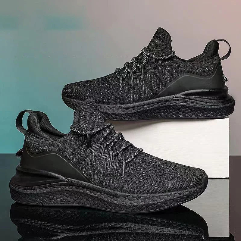 Classic Mijia Sneakers 4 Upgrade Men Fashion Breathable Shock-absorbing Sports Running Shoes Flying Woven Male Non-Slip Shoes