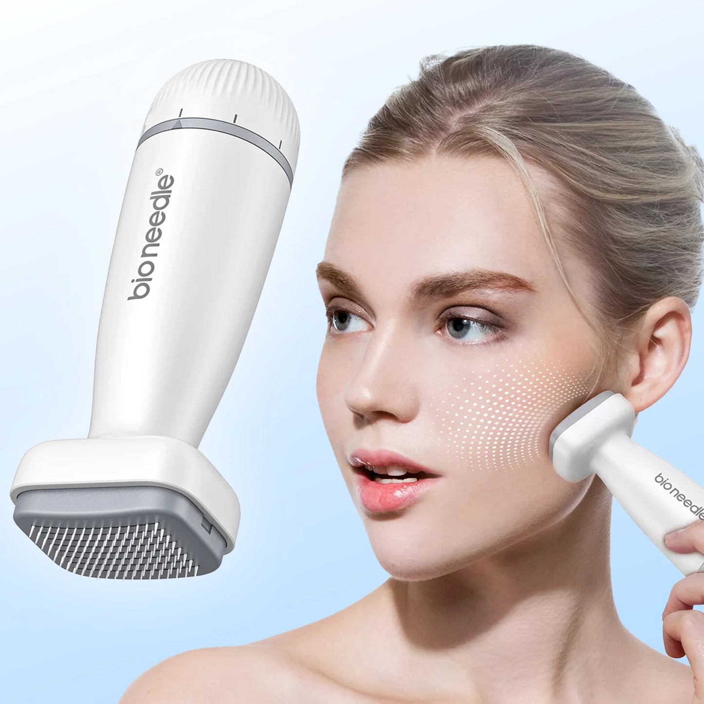 Adjustable Skin Rejuvenation Dermastamp Microneedling Derma Stamp Bio Needle 120 pin Acne Scar Removal Home Use Beauty Equipment
