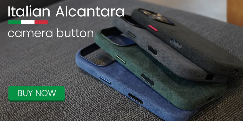 Magnetic ALCANTARA Case for iPhone 17 16 Pro Max 15 14 Luxury Suede Leather Supercar Phone Cases Camera Button Cover
