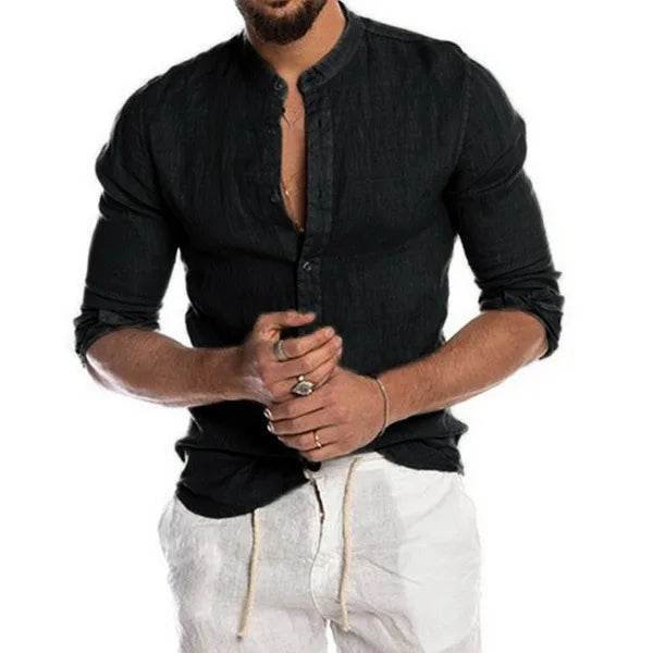 Man Shirts Summer Shirts Men Shirt for Man for Men Clothes Men's Clothes Party Shirts Long Sleeve Shirt - AIAZ