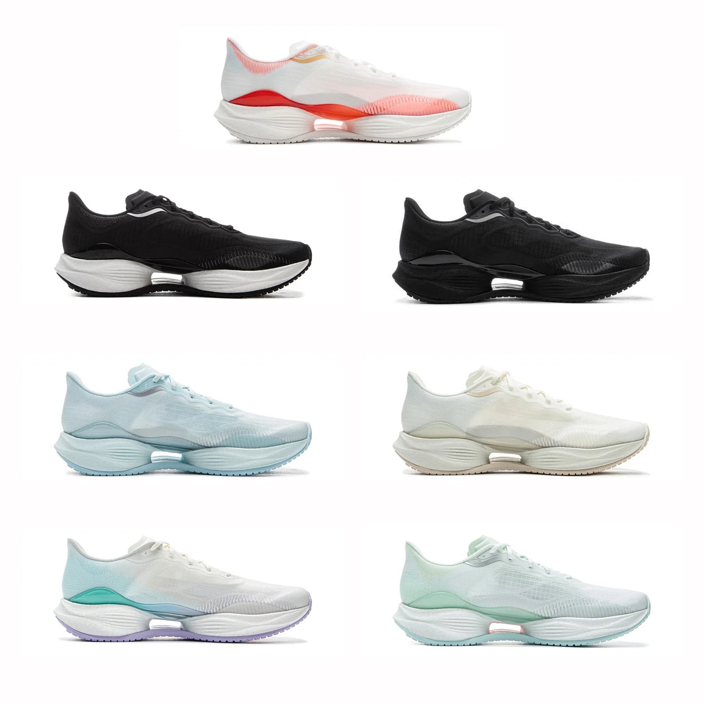 Li-Ning Women SUPER LIGHT 22 Light Running Shoes TEMPO BOUNSE Cushion BOOM FIBER LiNing Wearable Anti-Slip Sneakers ARBV002