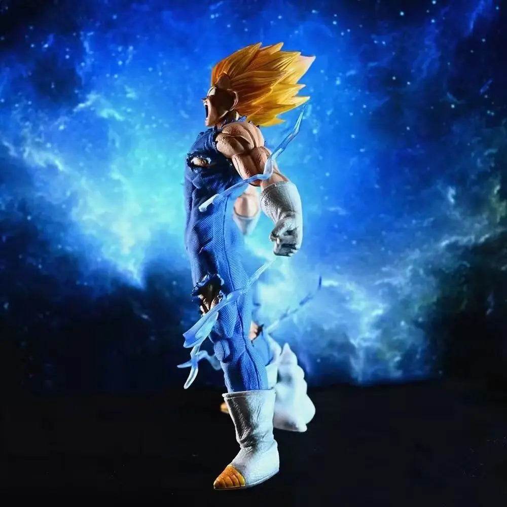 27cm Dragon Ball Self Destructing Vegeta Demonized Vegeta Action Figurin Model Pvc Statue Doll Statue Model Collection Toys Gift - AIAZ