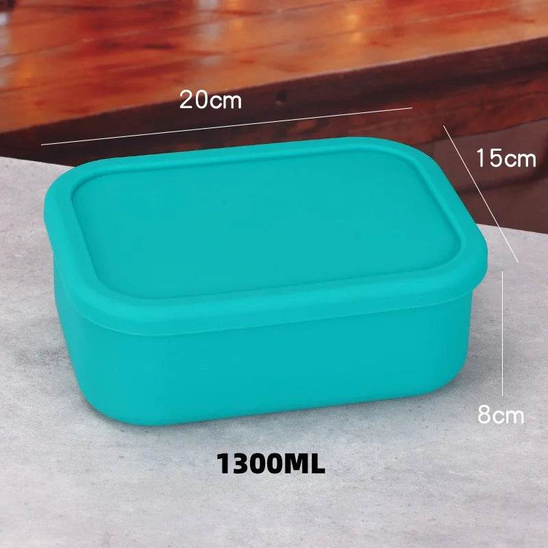 Silicone Bento Boxes Lunch Container, YONGHAO Leak-Proof Lunch Container, BPA-Free, Dishwasher Safe - AIAZ