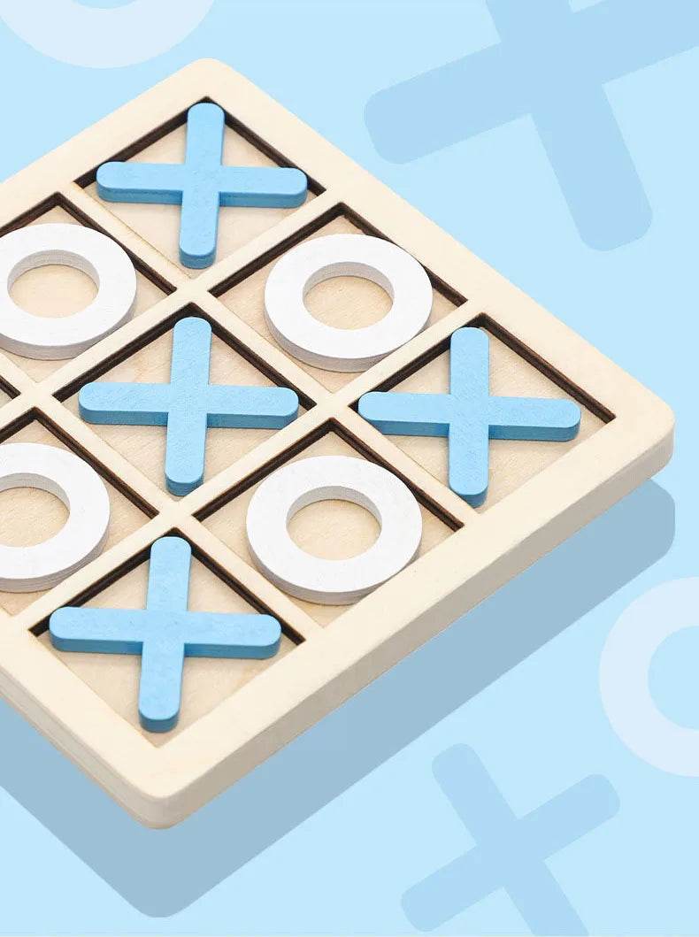 Montessori Play Game Wooden Toy Mini Chess Interaction Puzzle Training Brain Learing Early Educational Toys For Children Kids - AIAZ