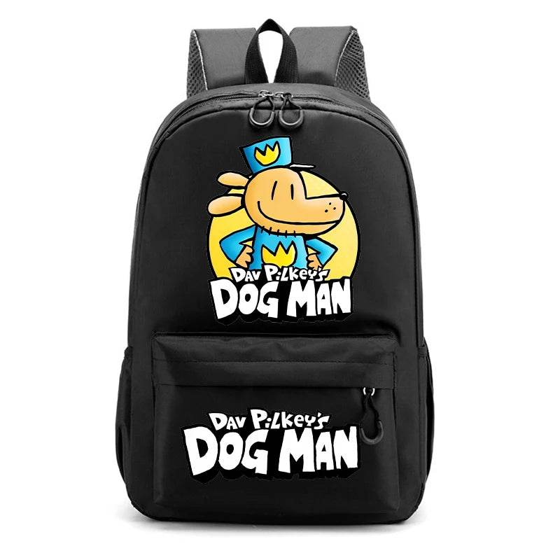 New Dog Man Kids Backpacks Boys Large-capacity School Backpack Cute Cartoon School Bags Children School Supplies Birthday Gifts - AIAZ