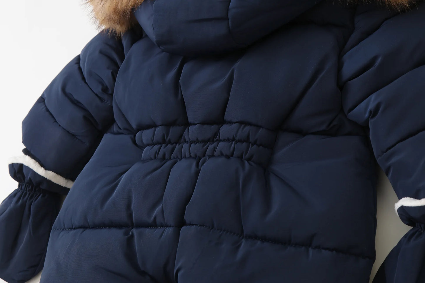 2024 New Winter Baby Rompers Thick Warm Infant Hooded Inside Fleece Jumpsuit Newborn Boy Girl Overalls Toddler Clothing Set