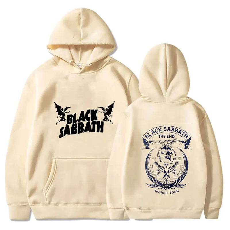 Fall Hoodie Sabbath Men's Vintage Rock Women's Casual Print Heavy Metal Band Album Concert Sabbath Music Black Sabbath Sweater - AIAZ