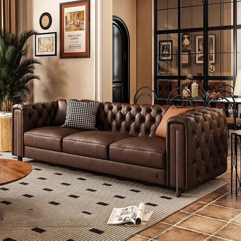 American Recliner Lazy Sofa Large High Back Fabric Comfortable Sofa Relaxing 3 Seats Muebles Para Salas Modernos Room Furniture