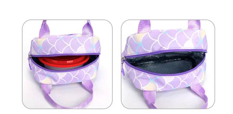 3Pcs/set Gabby Dollhouse Colorful Backpack With Lunch Bag for Girl Boy Student Teenager Rucksack Women Casual School Bags Set - AIAZ