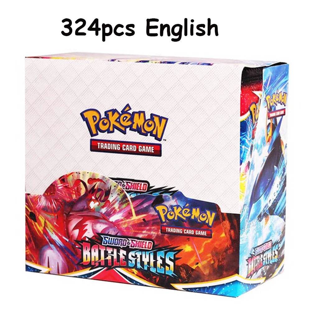 Newest 324Pcs Pokemon Cards Sun & Moon XY Evolutions Pokemon Booster Box Collectible Tradiner Card Game toy for children - AIAZ