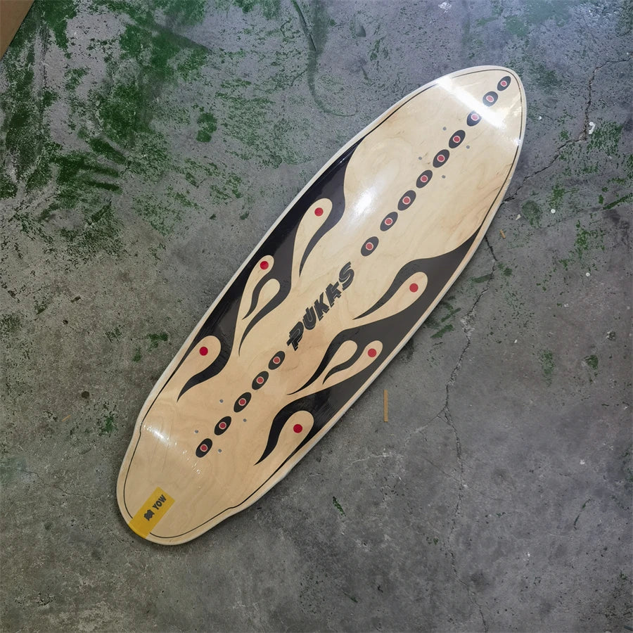 YOW land surf skateboard longboards whole kits good quality spring system branded with trucks wheels bearings and tool