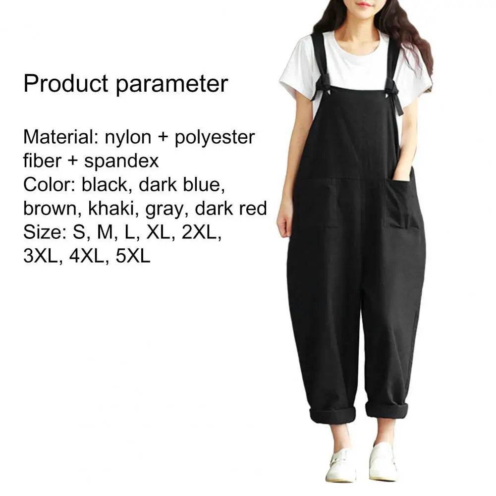 Special Women Jumpsuits Portable Casual Suspenders Skin-friendly Straps Design Jumpsuits for Dating - AIAZ