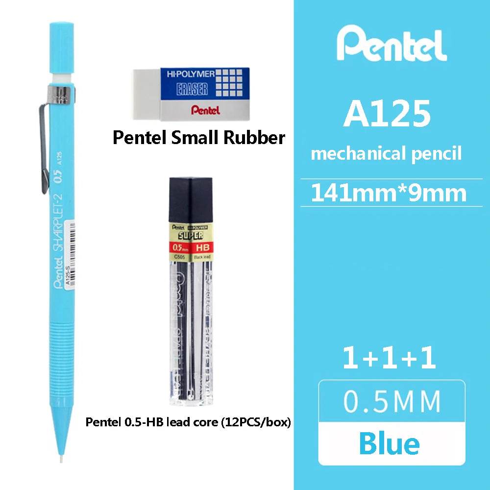 Japan Pentel Mechanical Pencil 0.5/0.7/0.9mm Drawing Office & School Supplies Stationery A125 127 129 School Acsesories School - AIAZ