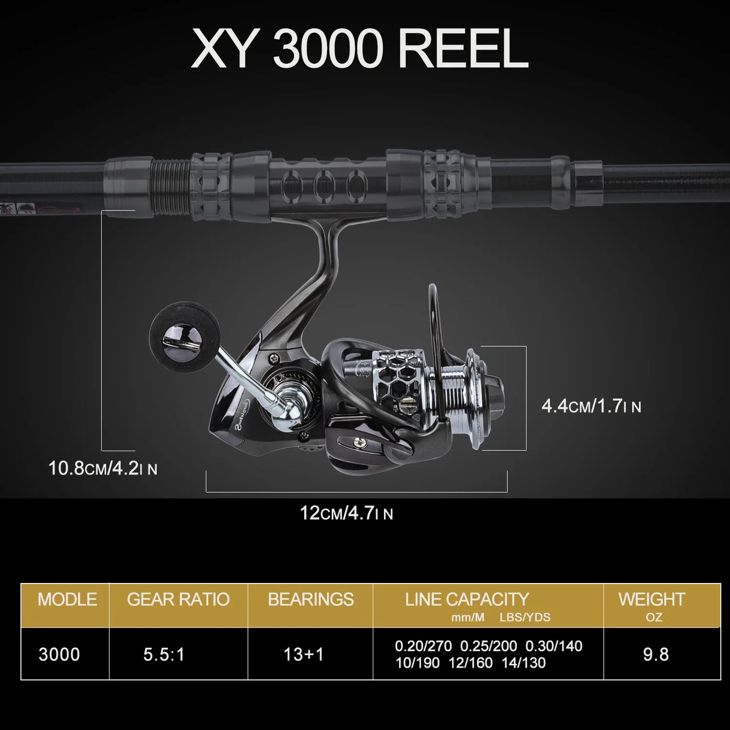 Sougayilang Fishing Rod and Reel Combo Telescopic Fishing Rod Spinning Reel Max Drag 20Kg for Saltwater Freshwater Beach Fishing