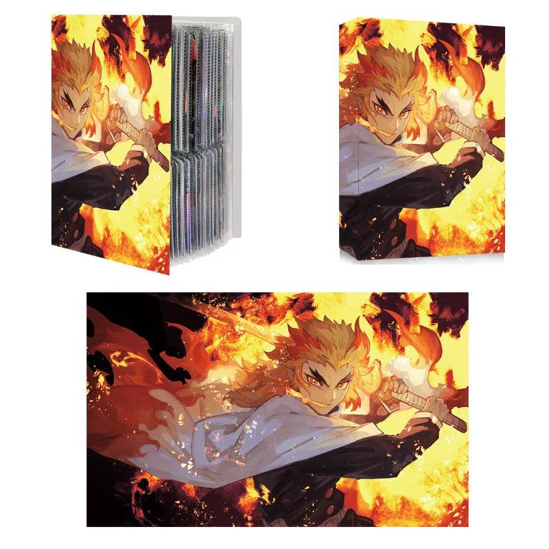 240pcs Card Album Book Naruto Dragon Ball Goku Vegeta ONE PIECE Luffy Zoro Map Letter Holder Binder Card Notebook Collection Toy - AIAZ