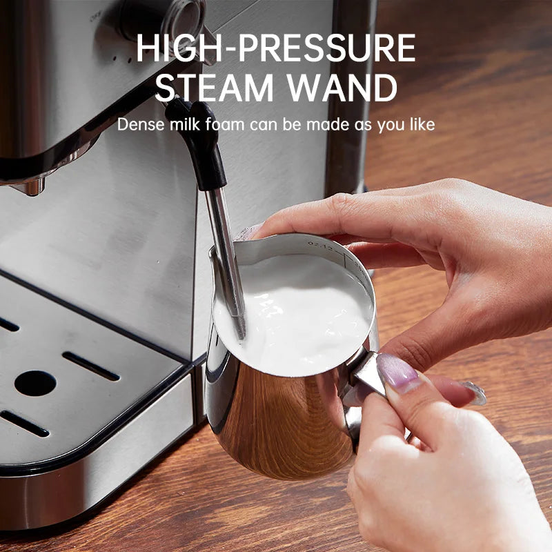 Semi-automatic All-in-one Machine High-pressure Extraction Espresso Steam Coffee Maker Household Small Italian Espresso machine