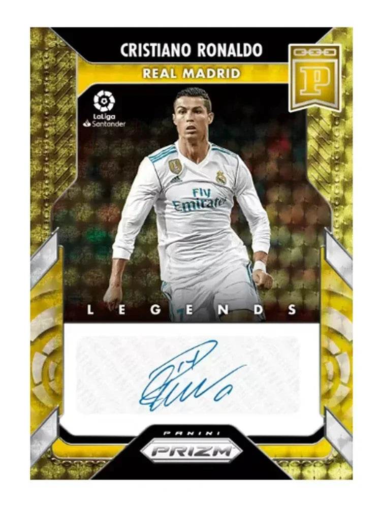 Panini collectible card laser flash DIY Messi Cristiano Ronaldo Kylian Mbappe David Beckham Card bricks Holiday gifts 1.5mmthick - AIAZ