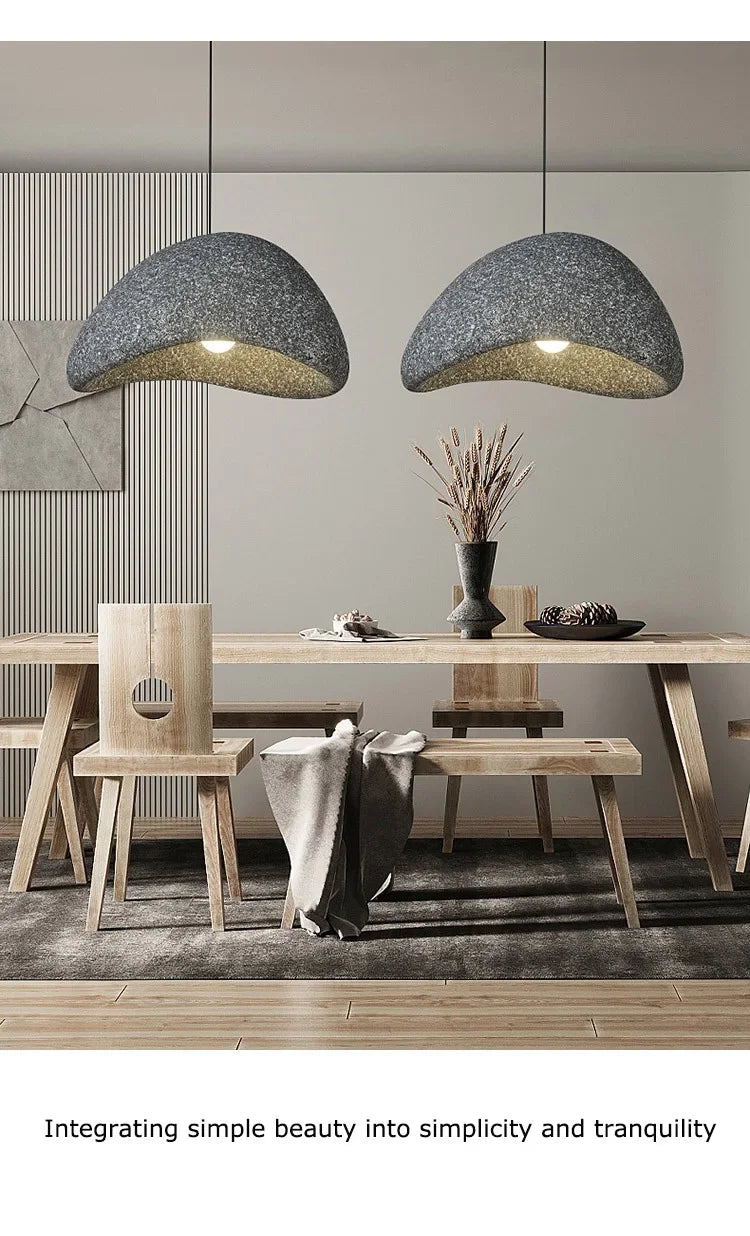 Hot Sales Wabi Sabi Style Chandelier for  Homestay Hotelempty Villa Living Room Restaurant Lighting Fixtures G80 Bulb