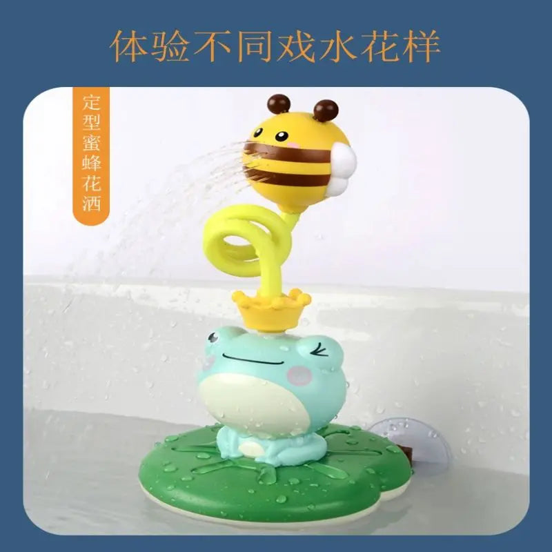 Radish Submarine Shower Baby Bath Toy Infant Play Electric Shower Children Play Water Bath Artifact